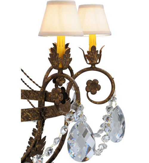 39"W Antonia 8 Lt Chandelier