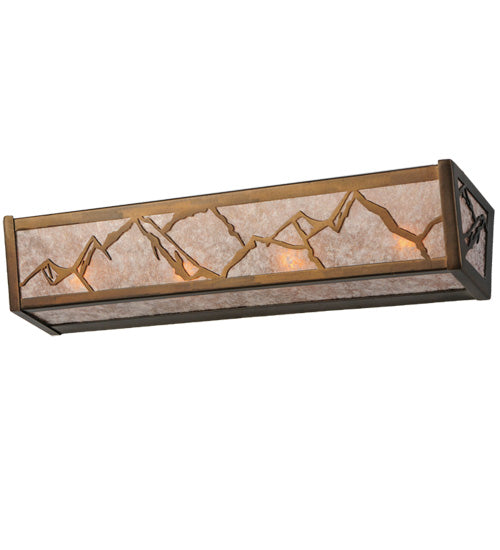 24" Long Mountain Range Vanity Light