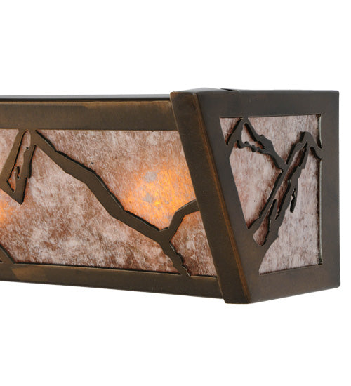 24" Long Mountain Range Vanity Light