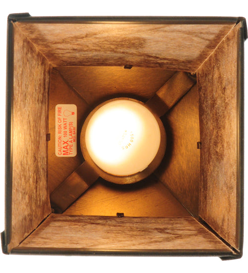 7"Sq Whispering Pines Lantern Pendant