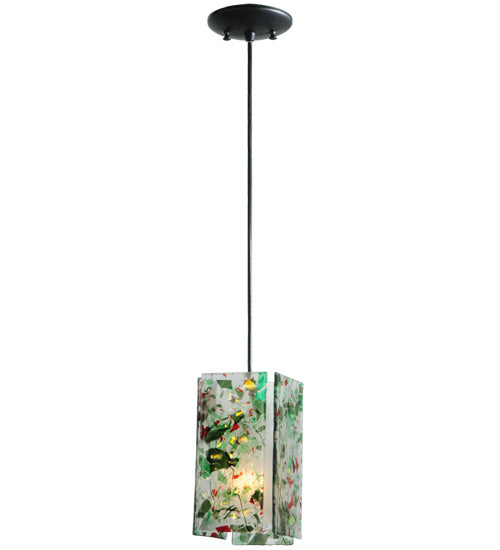 5.5"Sq Metro Fusion Parade Quadrato Mini Pendant