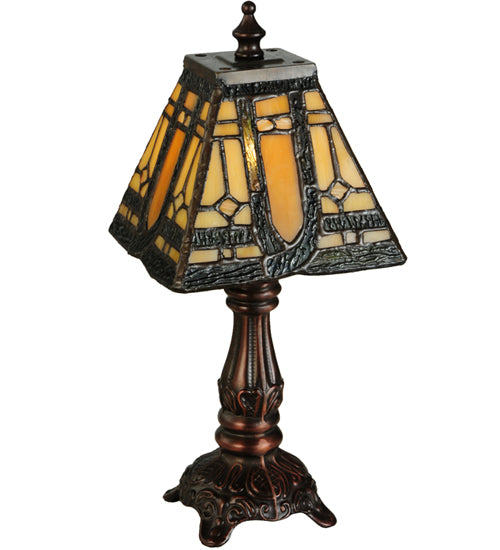 12"H Sierra Prairie Mission Mini Lamp