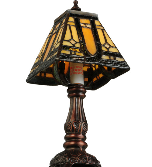 12"H Sierra Prairie Mission Mini Lamp