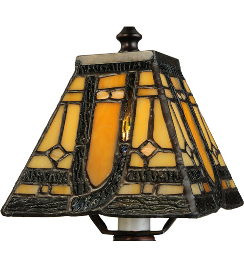 12"H Sierra Prairie Mission Mini Lamp