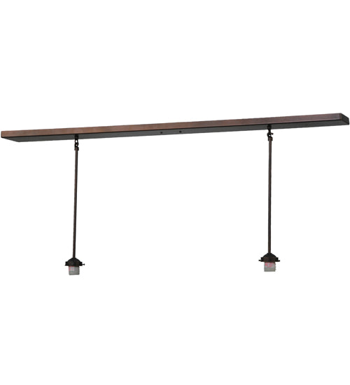 48" Long 2 Light Pendant Hardware