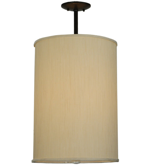 14.5"W Cilindro Mystic Beige Textrene Pendant