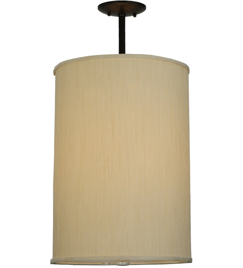 14.5"W Cilindro Mystic Beige Textrene Pendant