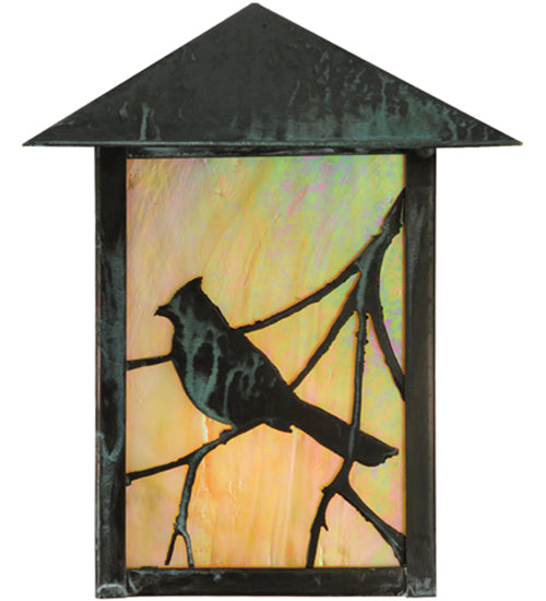 6.5" Wide Seneca Song Bird Wall Sconce