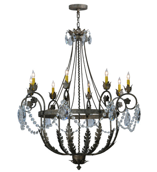 43"W Antonia 8 Lt Chandelier