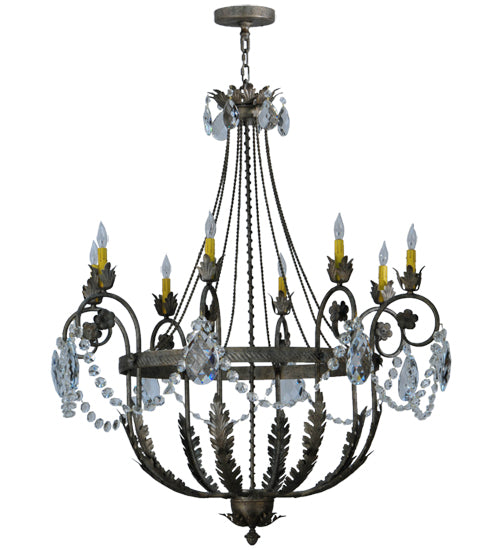 43"W Antonia 8 Lt Chandelier