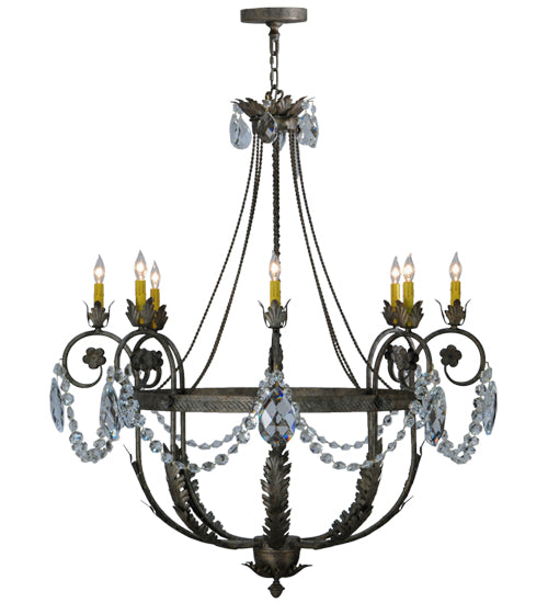 43"W Antonia 8 Lt Chandelier