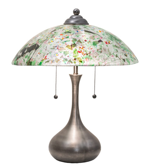 21"H Metro Fusion Confetti Glass Table Lamp