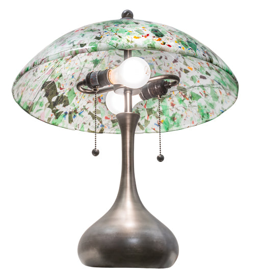 21"H Metro Fusion Confetti Glass Table Lamp