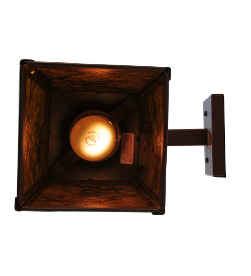 7"W Whispering Pines Lantern Wall Sconce