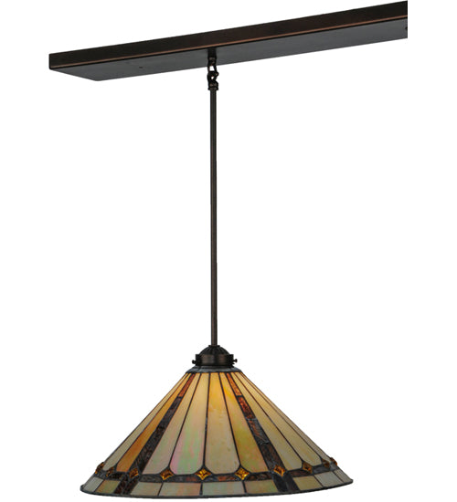 48" Long Belvidere 2 Light Island Pendant