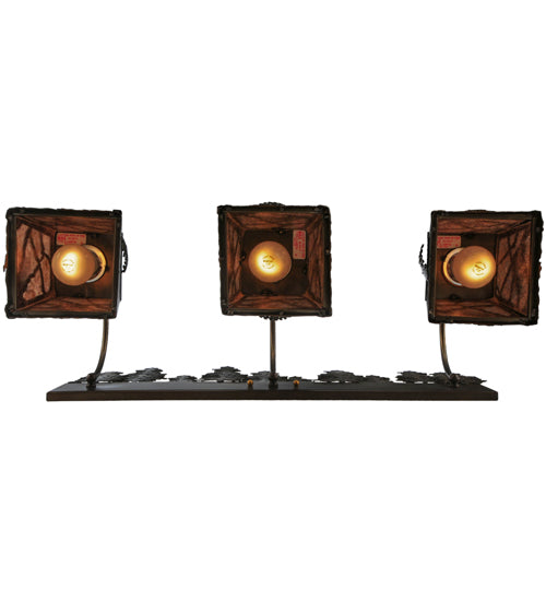 28"L Spruce Pine 3 Lt Vanity Light