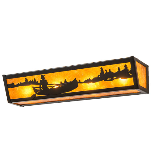 24" Wide Canoe At Lake Vanity Light