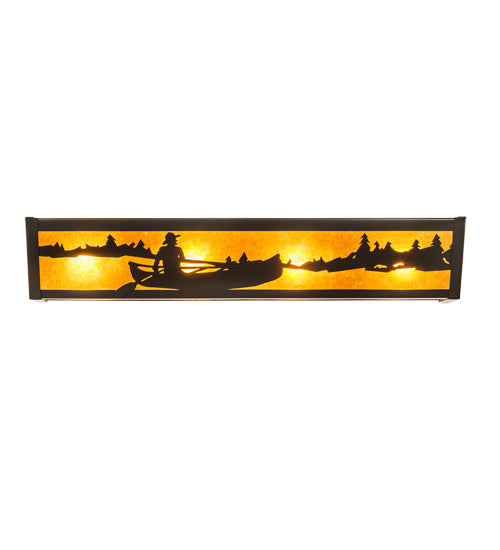 24" Wide Canoe At Lake Vanity Light