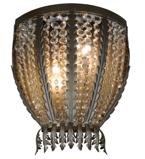 17"W Chrisanne Crystal Wall Sconce