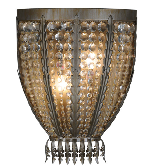 17"W Chrisanne Crystal Wall Sconce