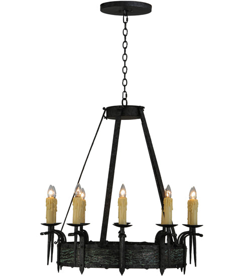 36"W Costello 10 Lt Chandelier