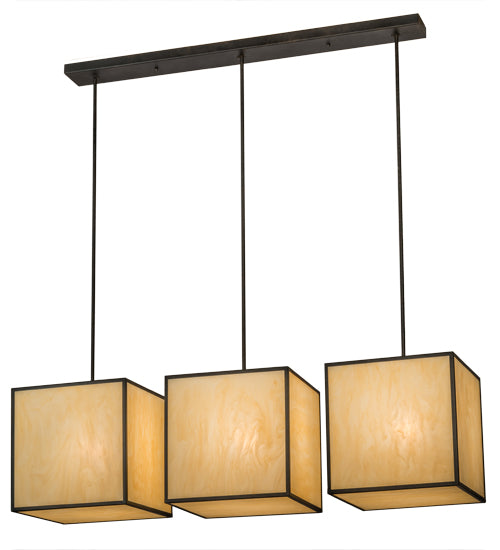 57"L Quadrato Kessler 3 Lt Island Pendant