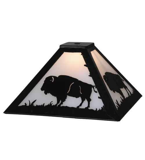 12"Sq Buffalo Shade