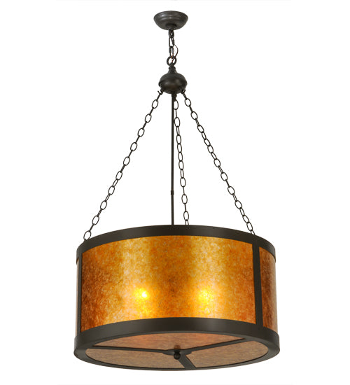 28"W Smythe Craftsman Inverted Pendant