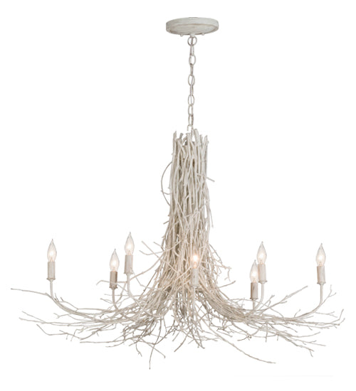 40"L Twigs 8 Lt Chandelier