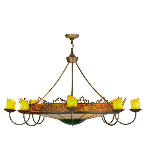 47"W Stanley 8 Arm Chandelier