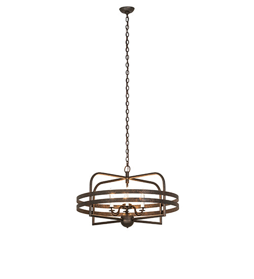 32" Wide Aldari 6 Lt Chandelier