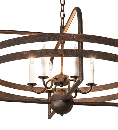 32" Wide Aldari 6 Lt Chandelier