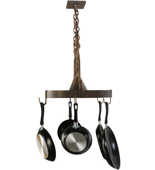 32" Long Elana 2 Light Pot Rack