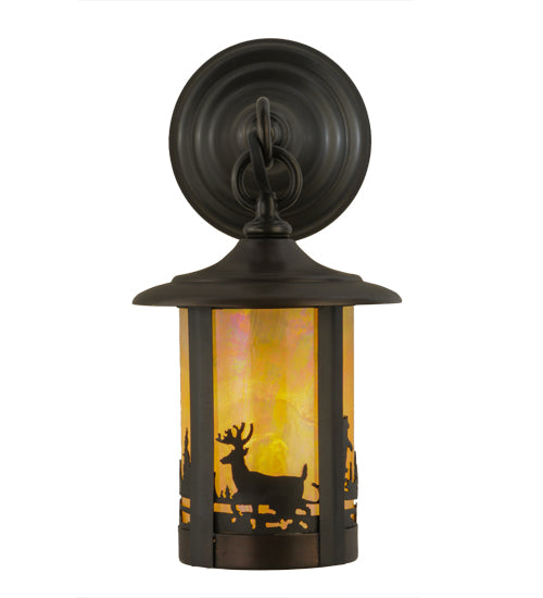 6"W Fulton Deer Creek Hanging Wall Sconce