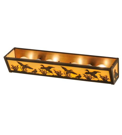 24"W Ducks In Flight Vanity Light