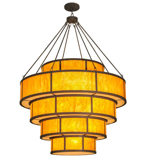 74"W Jayne 5 Tier LED Pendant