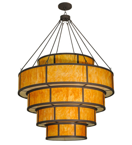 74"W Jayne 5 Tier LED Pendant