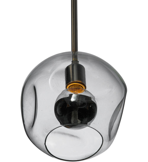 8.5"W Deformado Globe Mini Pendant