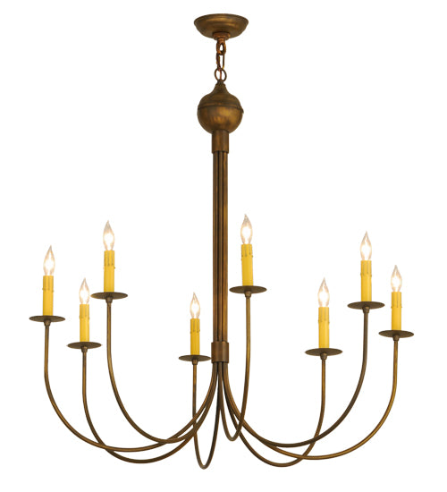 36"W Cheal 8 Lt Chandelier