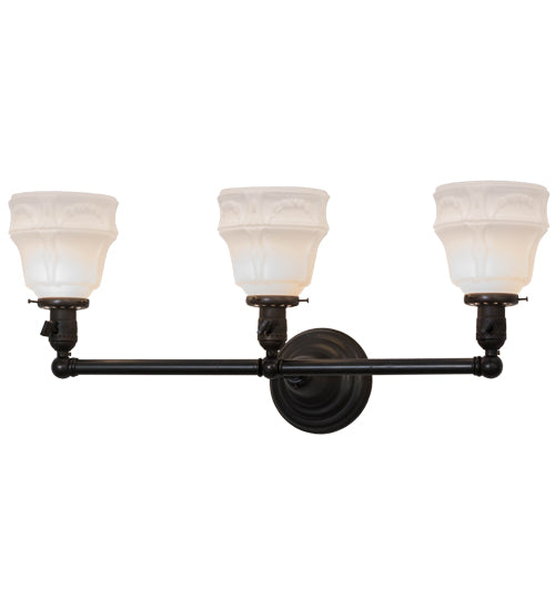 26"W Revival Garland 3 Lt Vanity Light