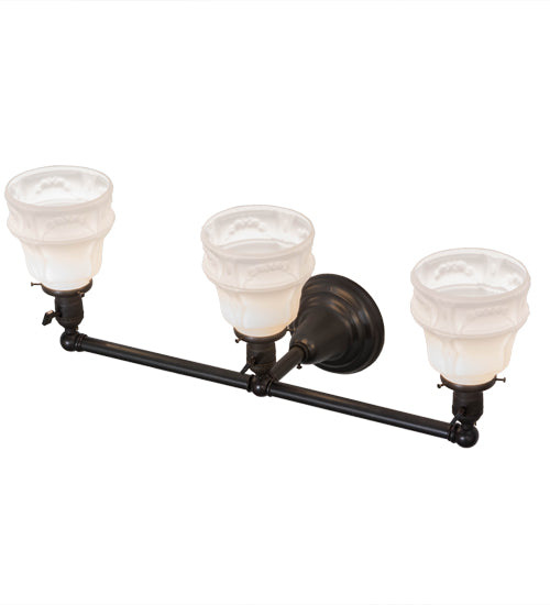 26"W Revival Garland 3 Lt Vanity Light