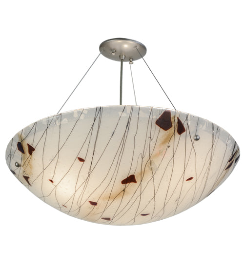 24"W Metro Fusion Ramoscelli Inverted Pendant