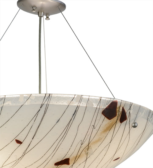 24"W Metro Fusion Ramoscelli Inverted Pendant