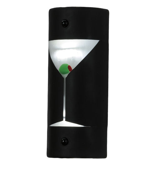 5"W Metro Fusion Shaken Not Stirred Up And Downlight LED Wall Sconce