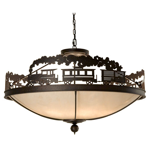 48" Wide Train Inverted Pendant