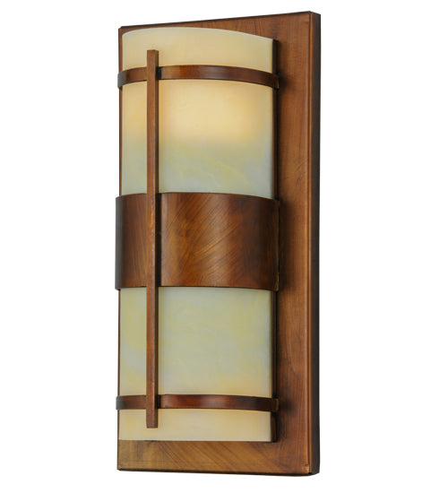 6" Wide Manitowac Wall Sconce