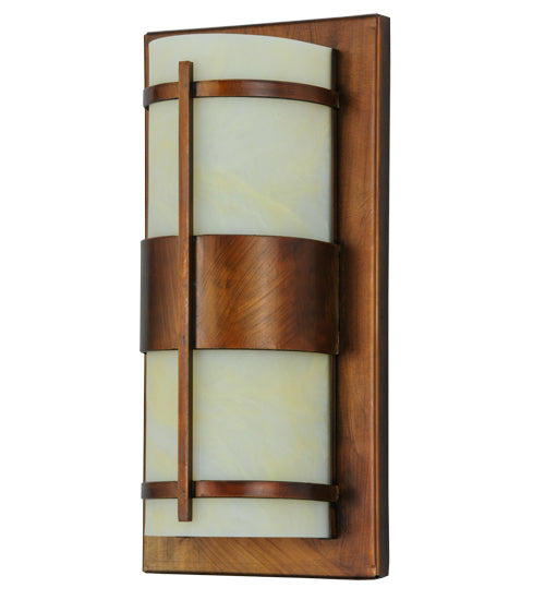 6" Wide Manitowac Wall Sconce