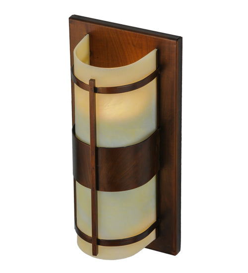 6" Wide Manitowac Wall Sconce