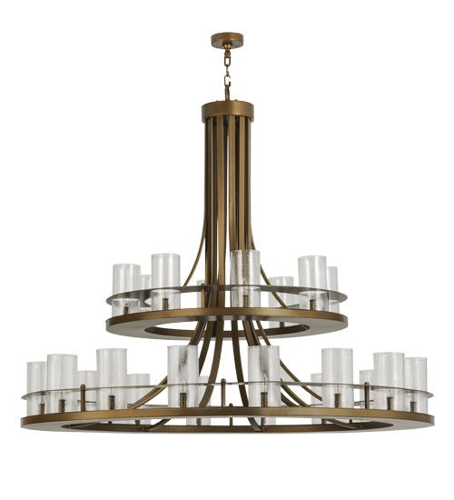 60"W Arion 24 Lt Two Tier Pendant