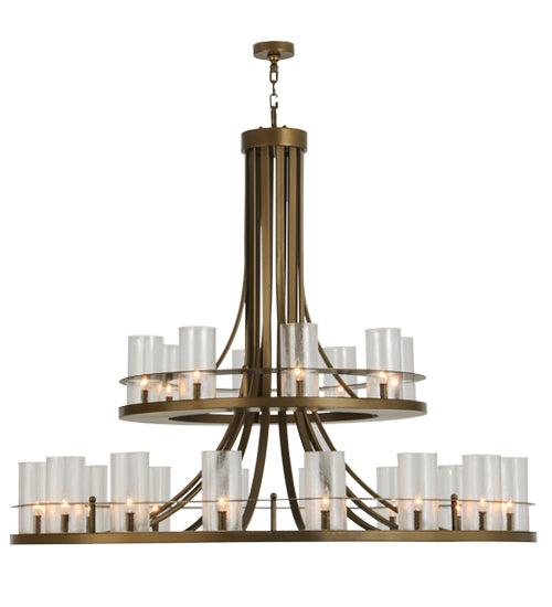 60"W Arion 24 Lt Two Tier Pendant